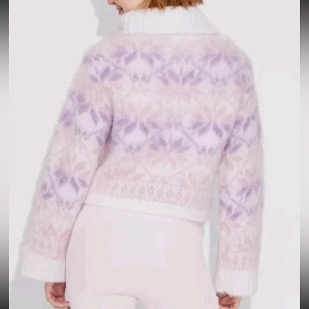 Wild Fable Multicolor Fair Isle Turtleneck Sweater Large 99P5EE